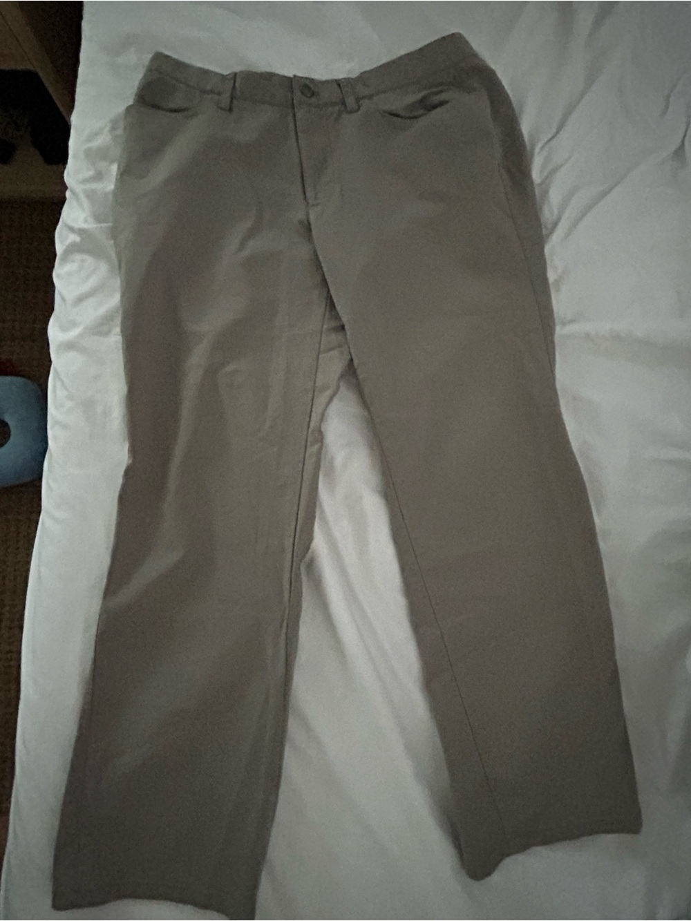 Alfani Men's Khaki Straight-Leg Chinos - Light Taupe